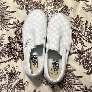white checkered vans